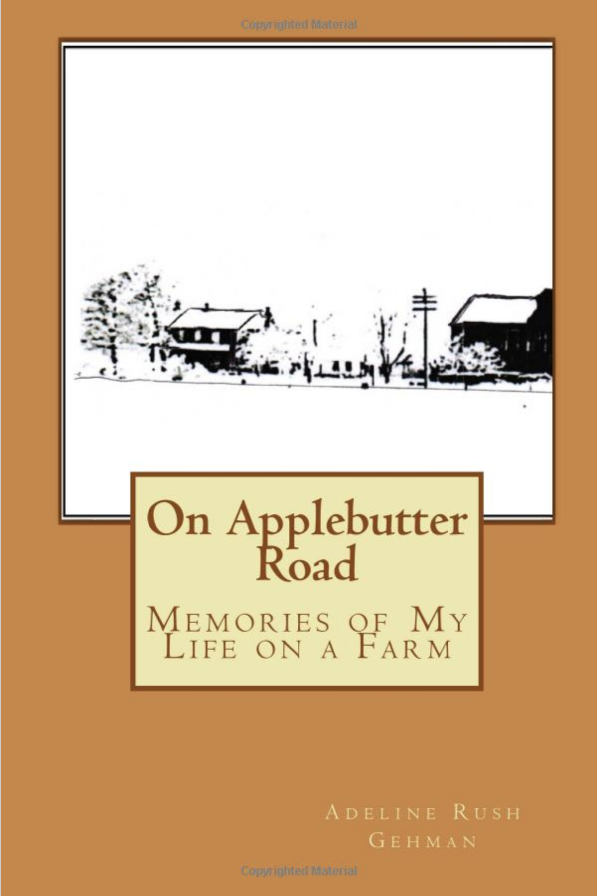 On Applebutter Road book cover - A memoir by Adeline Wismer Gehman